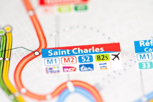 Mapa del metro de Marsella