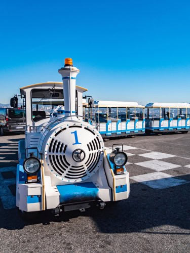 Piccolo treno turistico a Marsiglia